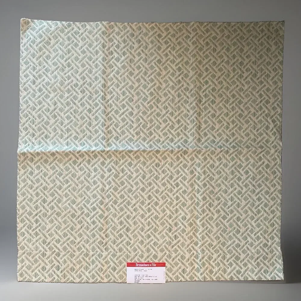Robert Allen Belle Crest, Brunschwig Fils Comte Strie Linen Blend Fabric Samples